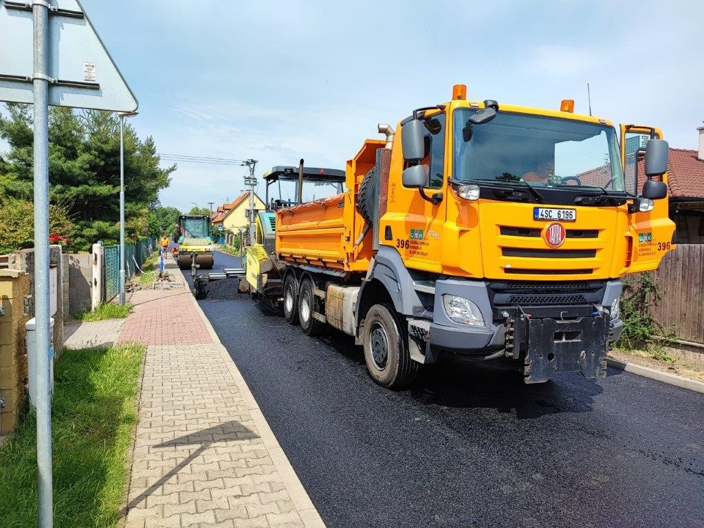 Expedice asfaltové směsi na stavbu