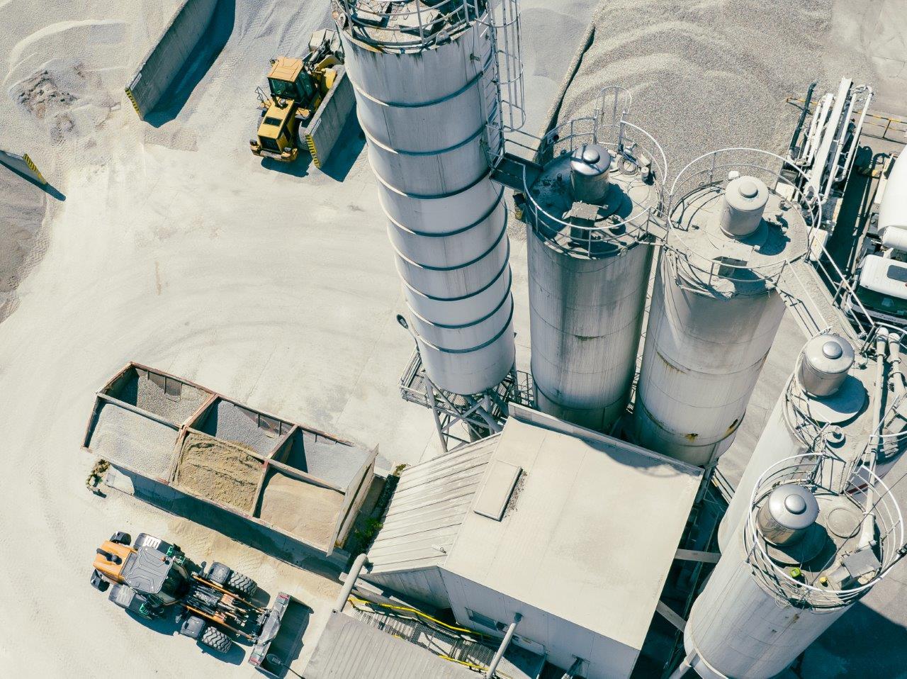 Výrobní areál USK Industry z ptačí perspektivy